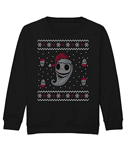 Quattro Formatee Nightmare Before Christmas - Weihnachten Ugly Christmas Familien Set Weihnachtspullover Kinder Pullover Sweatshirt von Quattro Formatee