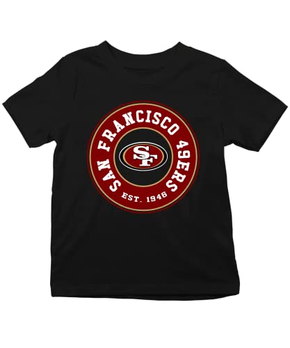 Quattro Formatee San Francisco 49ers - American Football Super Bowl Playoffs NFL Fans Kinder T-Shirt von Quattro Formatee