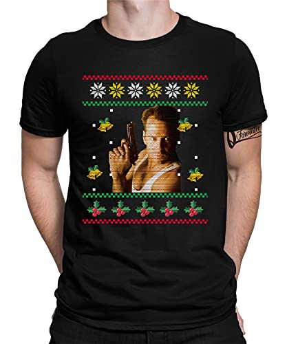 Quattro Formatee Stirb Langsam - Weihnachten Familien Set Weihnachtsshirt Herren Männer T-Shirt von Quattro Formatee