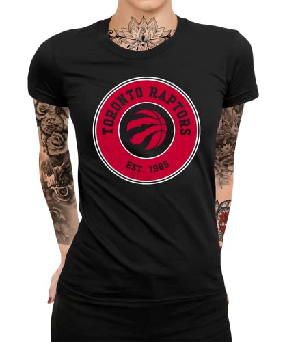 Quattro Formatee Toronto Raptors - Basketball NBA Team Basketballer Trikot für Fans Frauen Damen T-Shirt von Quattro Formatee