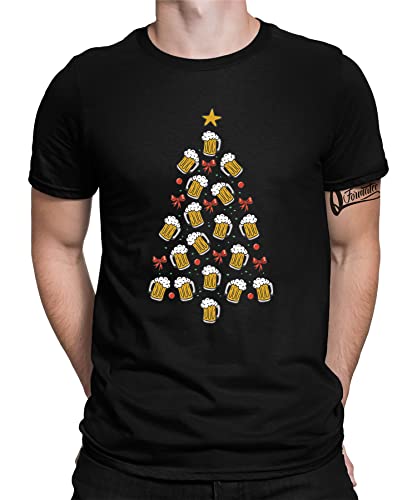 Quattro Formatee Weihnachtsbaum Maßkrug - Weihnachten X-Mas Weihnachtsoutfit Familien Set Weihnachtsshirt Herren Männer T-Shirt von Quattro Formatee