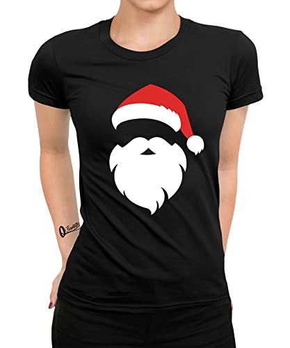 Quattro Formatee Weihnachtsmann - Weihnachten X-Mas Weihnachtsoutfit Familien Set Weihnachtsshirt Frauen Damen T-Shirt von Quattro Formatee