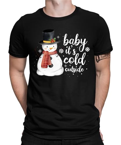 Schneemann It´s Cold - Weihnachten Nikolaus Herren Männer T-Shirt von Quattro Formatee