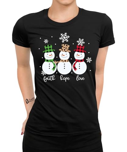 Schneemann - Weihnachten X-Mas Frauen Damen T-Shirt von Quattro Formatee