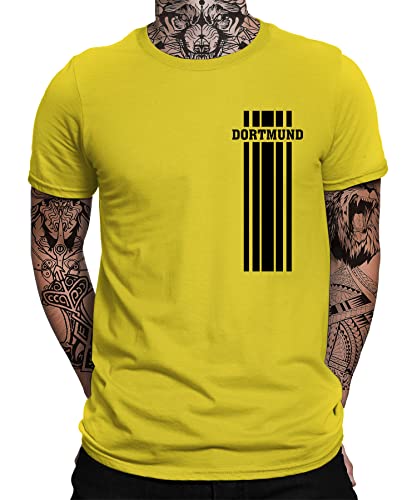 Trikot - Dortmund Ruhrpott Stadion Fußball Meister Herren Männer T-Shirt von Quattro Formatee