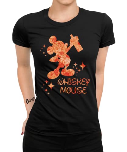 Whiskey Mouse - Karneval Fasching Alkohol Lustiges Märchen Kostüm Frauen Damen T-Shirt von Quattro Formatee