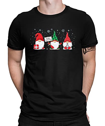 Wichtel Nordische GNOME Elfen Schweden - Weihnachten X-Mas Weihnachtsoutfit Familien Set Weihnachtsshirt Herren Männer T-Shirt von Quattro Formatee