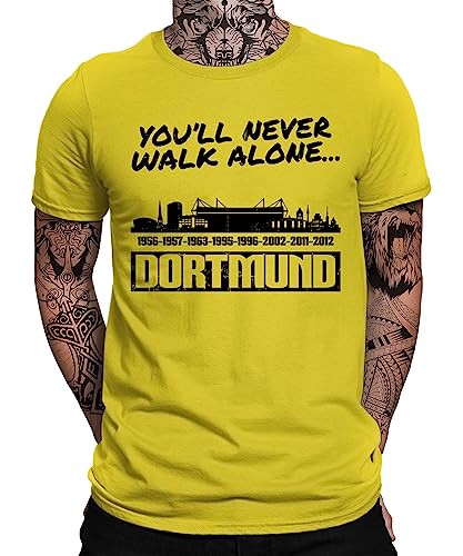 You'll Never Walk Alone - Dortmund Ruhrpott Stadion Fußball Meister Herren Männer T-Shirt von Quattro Formatee