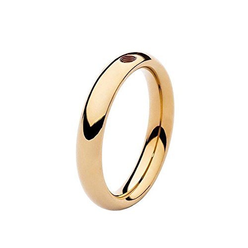 QUDO INTERCHANGEABLE gold Ring BASIC small für Aufsätze (52) von Qudo