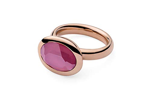 Qudo rosegold Ring TIVOLA small peony pink (54 (17)) von Qudo