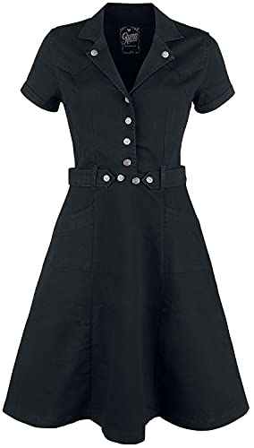 QUEEN KEROSIN Damen Swingkleid Vintage Kleid 50s Style Rockabilly Workwear Retro von Queen Kerosin