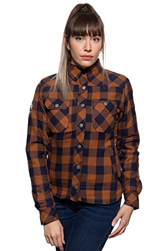 Queen Kerosin Damen Adventure Gear Outdoor Funktionshemd Karo Hemd Funktionsjacke Softshell Innenfutter Speedway von Queen Kerosin