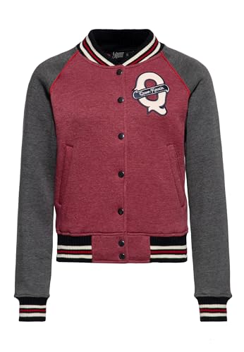 Queen Kerosin Damen College Jacke | Sweatjacke | Baseball Jacke | Racing | Rockabella | 50s | Rockabilly | Vintage | Bakersfield | California | Varsity Jacket Speed Queens von Queen Kerosin