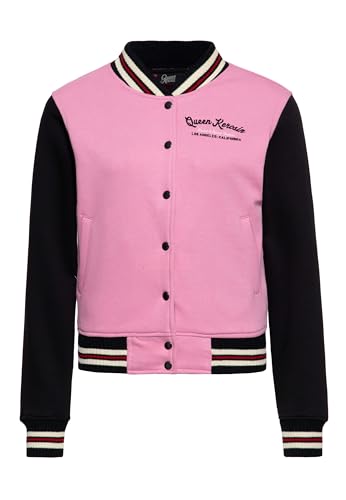 Queen Kerosin Damen College Jacke | Sweatjacke | Baseball Jacke | Rockabella | 50s | Rockabilly | Vintage | Retro | Roadrunner | Varsity Jacket Beep Beep von Queen Kerosin
