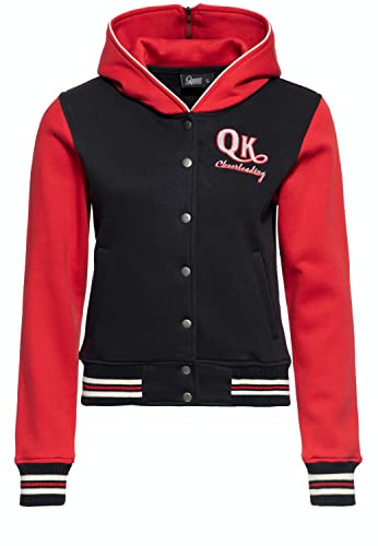 Queen Kerosin Damen College Sweatjacke | Stickerei | Regular Fit | Queen | Vintage Style | Rockabilly | 50'S | Cheerleading | Baseball Sweatjacke | Rockabella Wonder Woman von Queen Kerosin