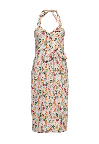 Queen Kerosin Damen Etuikleid · Sommerkleid · Bleistiftkleid · Neckholder · Retro · Vintage · 50s · Tropical · Hawaii · Party · Beach · Bar · Rocknroll · Rockabella · Hula Girls von Queen Kerosin