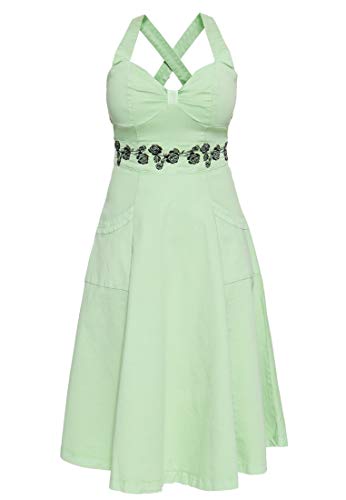 Queen Kerosin Damen Queen Kleid, Mint, XS von Queen Kerosin