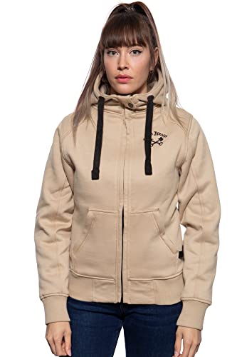 Queen Kerosin Damen Sweatjacke | Funktionsjacke | Softshell Innenfutter | Regular Fit Qk Heart von Queen Kerosin