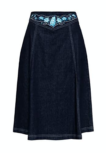 Queen Kerosin Damen Swingrock Jeansrock Denimrock Rock Denim 50S Vintage Swing Skirt Retro Rockabilly Queen Kerosin Damen Swingrock Jeansrock Denimrock Rock Denim 50S Vintage Swing Skirt Retro Rockabilly von Queen Kerosin