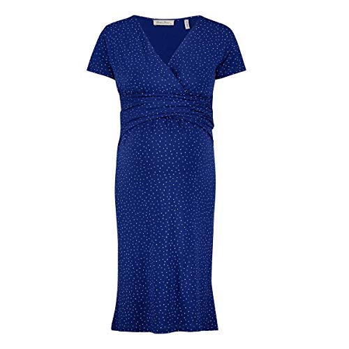 Queen Mum Damen Dress Jersey Nurs Ss Shanghai Kleid, Blau (Sodalite Blue P073), 38 (Herstellergröße: M) von Queen Mum