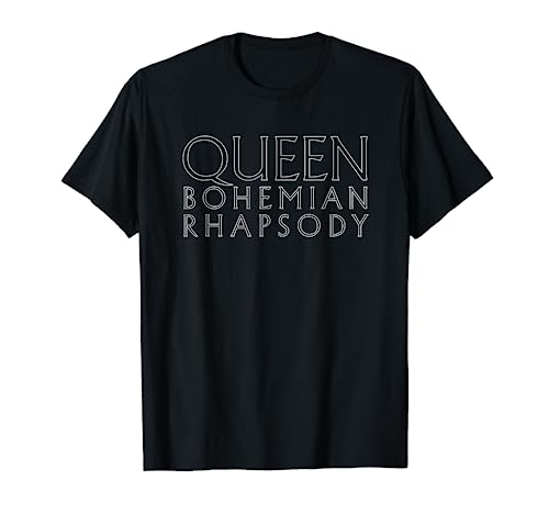 Offizielle Queen Damen Unisex-Erwachsene, Unisex-Kinder Schwarz Kurzarm Klassisches Rundhals T-Shirt mit kurzen Ärmeln Small von Queen