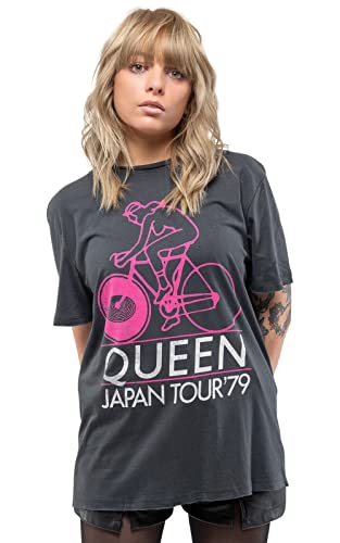 Queen Amplified Collection - Japan Tour 79 Männer T-Shirt Charcoal XL von Queen