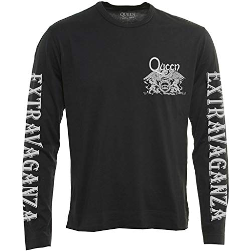 Queen 'Extravaganza' (Black) Long Sleeve Shirt (x-Large) von Queen