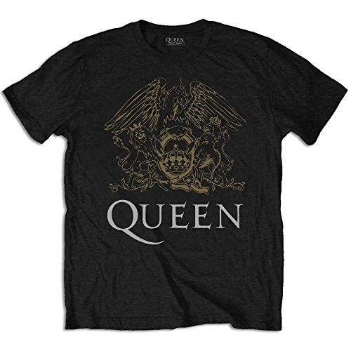 Queen Herren T-Shirt Schwarz Schwarz Large Gr. XXL, Schwarz von Queen