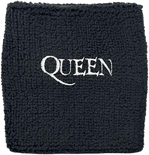 Queen Logo - Wristband Unisex Schweißband schwarz von Queen