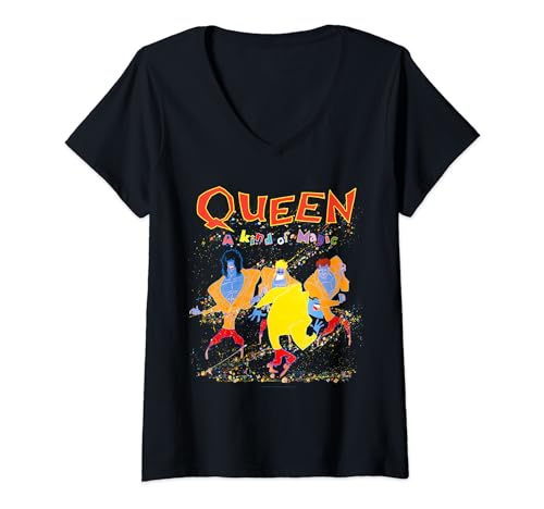 Queen Official Kind Of Magic T-Shirt mit V-Ausschnitt von Queen