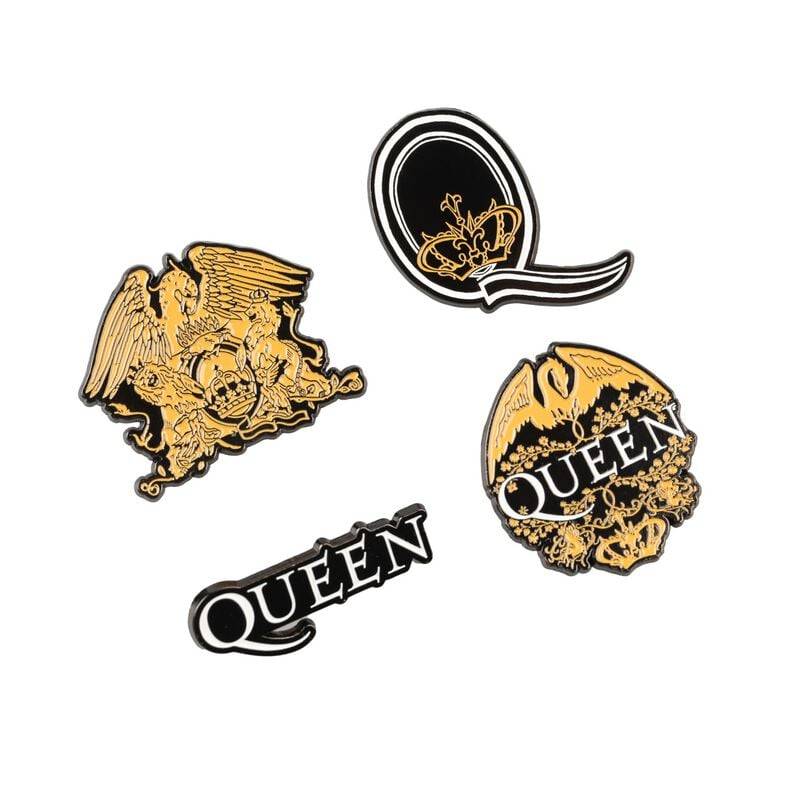 Queen Set 4 Pins Queen Pin multicolor Queen Set 4 Pins Queen Pin multicolor von Queen