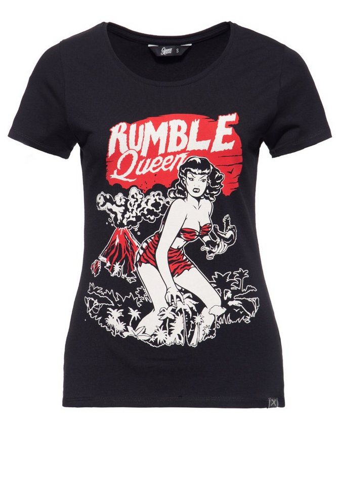 QueenKerosin T-Shirt Rumble Queen im Vintage Look von QueenKerosin