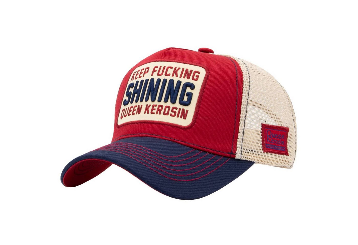 QueenKerosin Trucker Cap Queen King Kerosin Damen Ladies Trucker Mesh Cap (Basecap, Basecap, Meshcap, Trucker Kappe) von QueenKerosin
