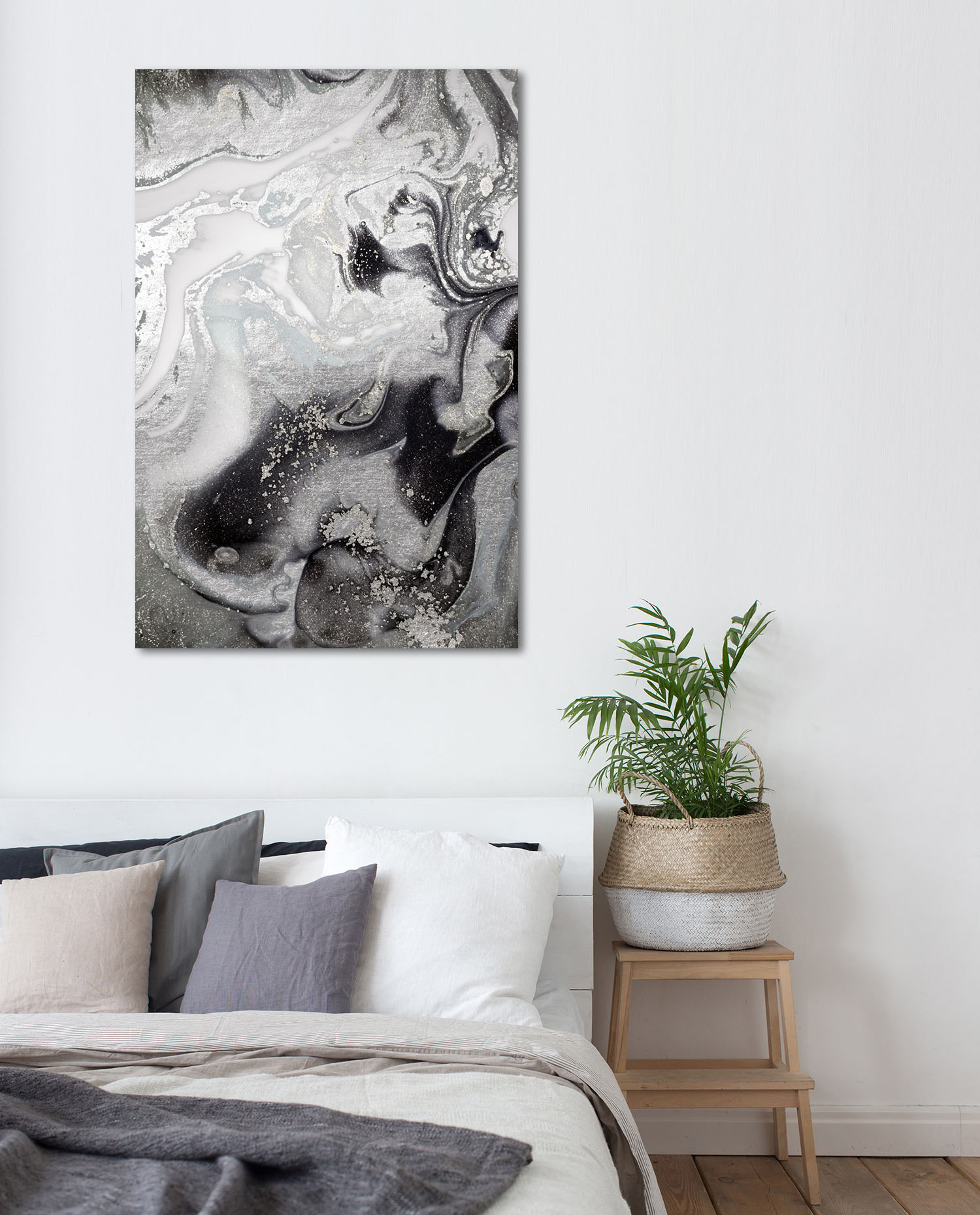 queence Acrylglasbild "Abstrakte Kunst" Abstrakt  Gemälde  Kunst  klassische Fantasie in Marmor-Optik von Queence