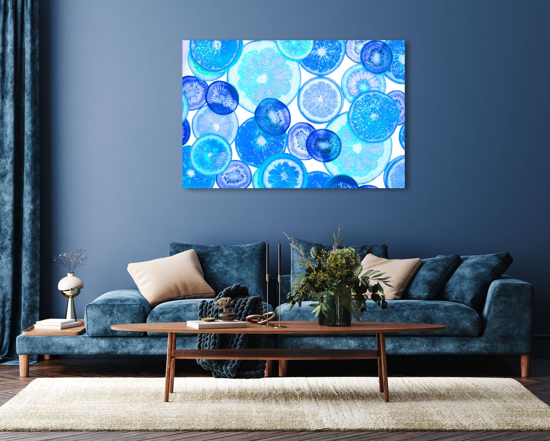 queence Acrylglasbild "Egid" Abstrakt  Obst  Obst Bilder  klassische Fantasie 1 Stk. tlg. Fine Art-Print in Galeriequalität von Queence