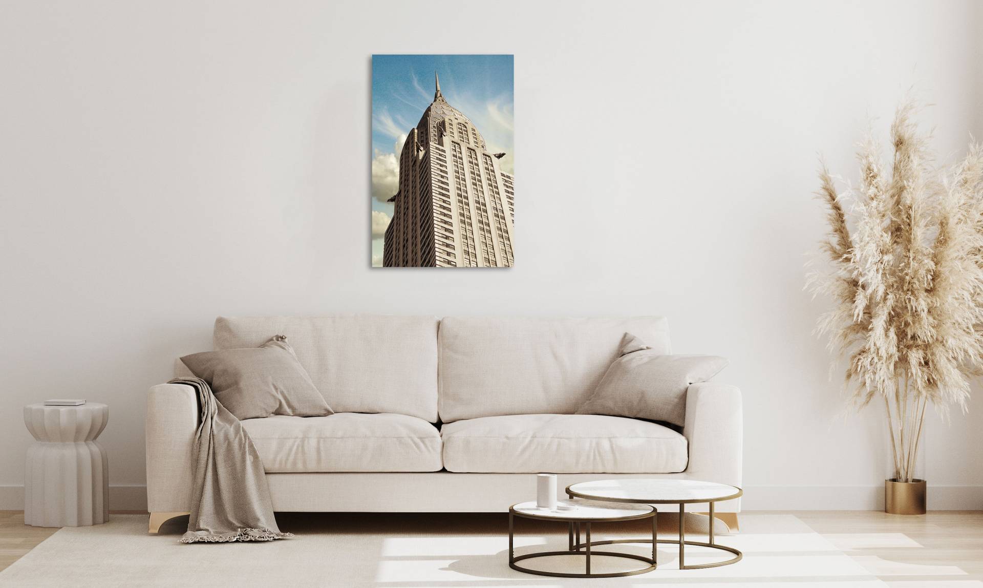 queence Acrylglasbild "Elard", Stadt-Foto-Amerika-Bilder von Amerika, (1 St.), Fine Art-Print in Galeriequalität von Queence