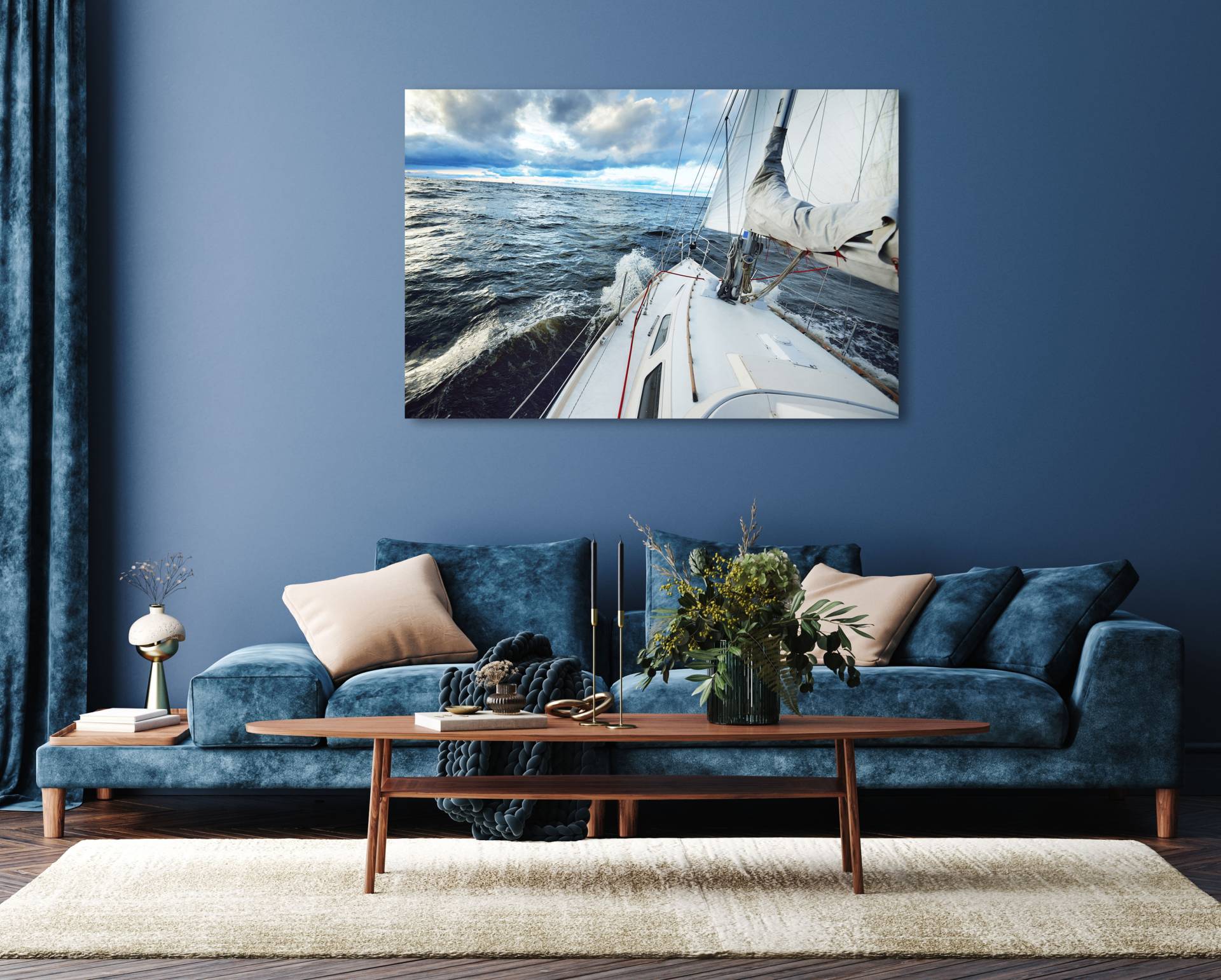 queence Acrylglasbild "Enyalo" Himmel  Meer  Meer Bilder  Schiffe  Sport 1 Stk. tlg. Fine Art-Print in Galeriequalität von Queence