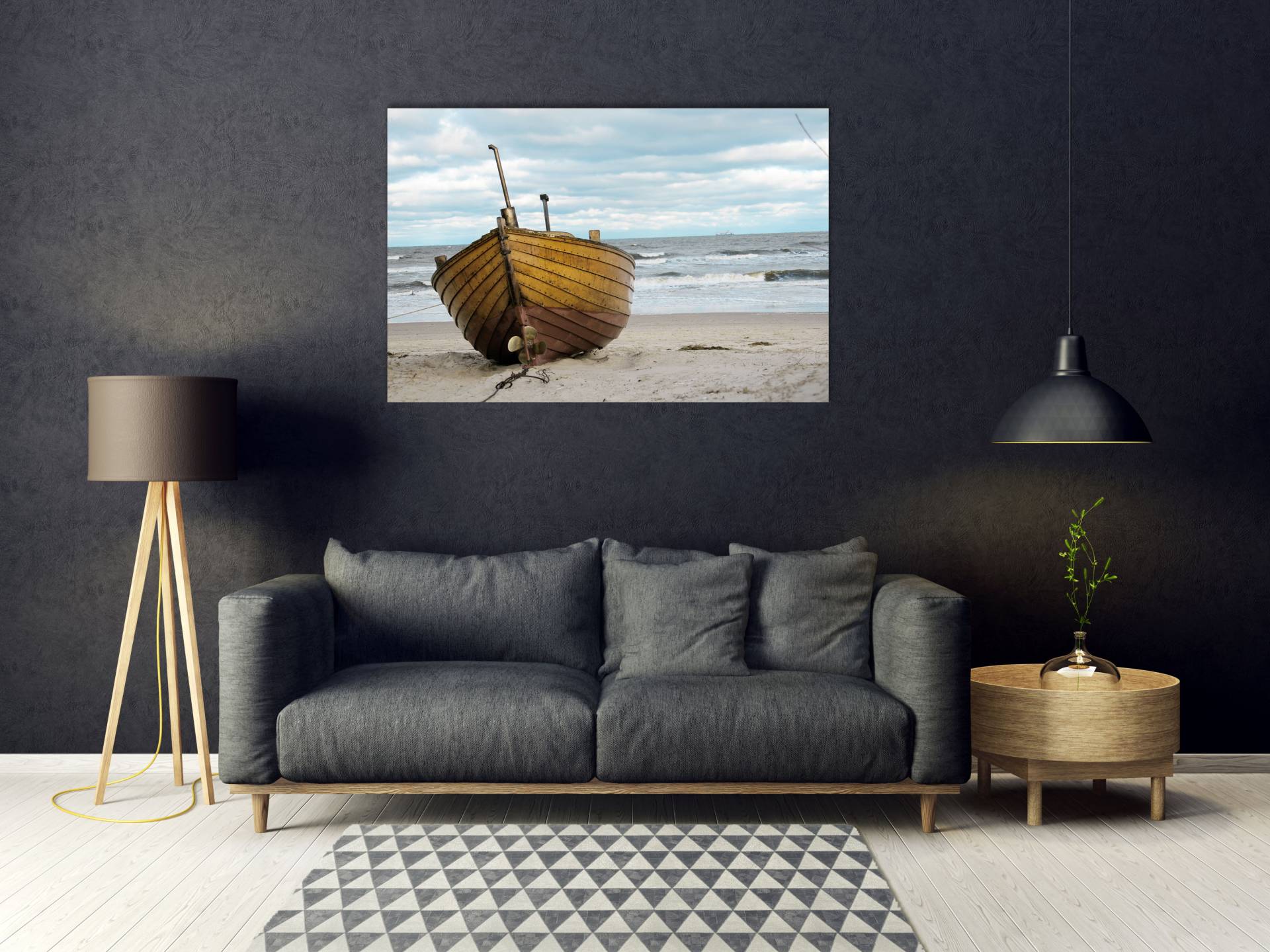 queence Acrylglasbild "Eragon" Himmel  Meer  Meer Bilder  Schiffe  Spa  Spa Bilder  Strand 1 Stk. tlg. Fine Art-Print in Galeriequalität von Queence