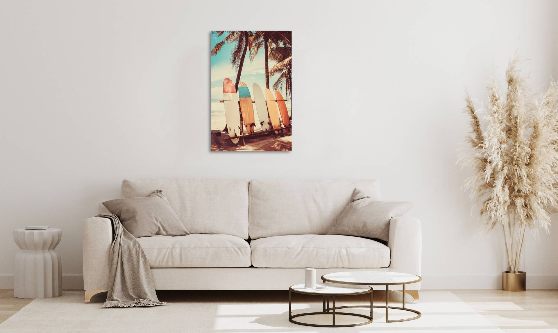 queence Acrylglasbild "Erda" Himmel  Italien  Landschaft  Meer  Meer Bilder  Palmen  Spanien  Sport  Strand 1 Stk. tlg. Fine Art-Print in Galeriequalität von Queence