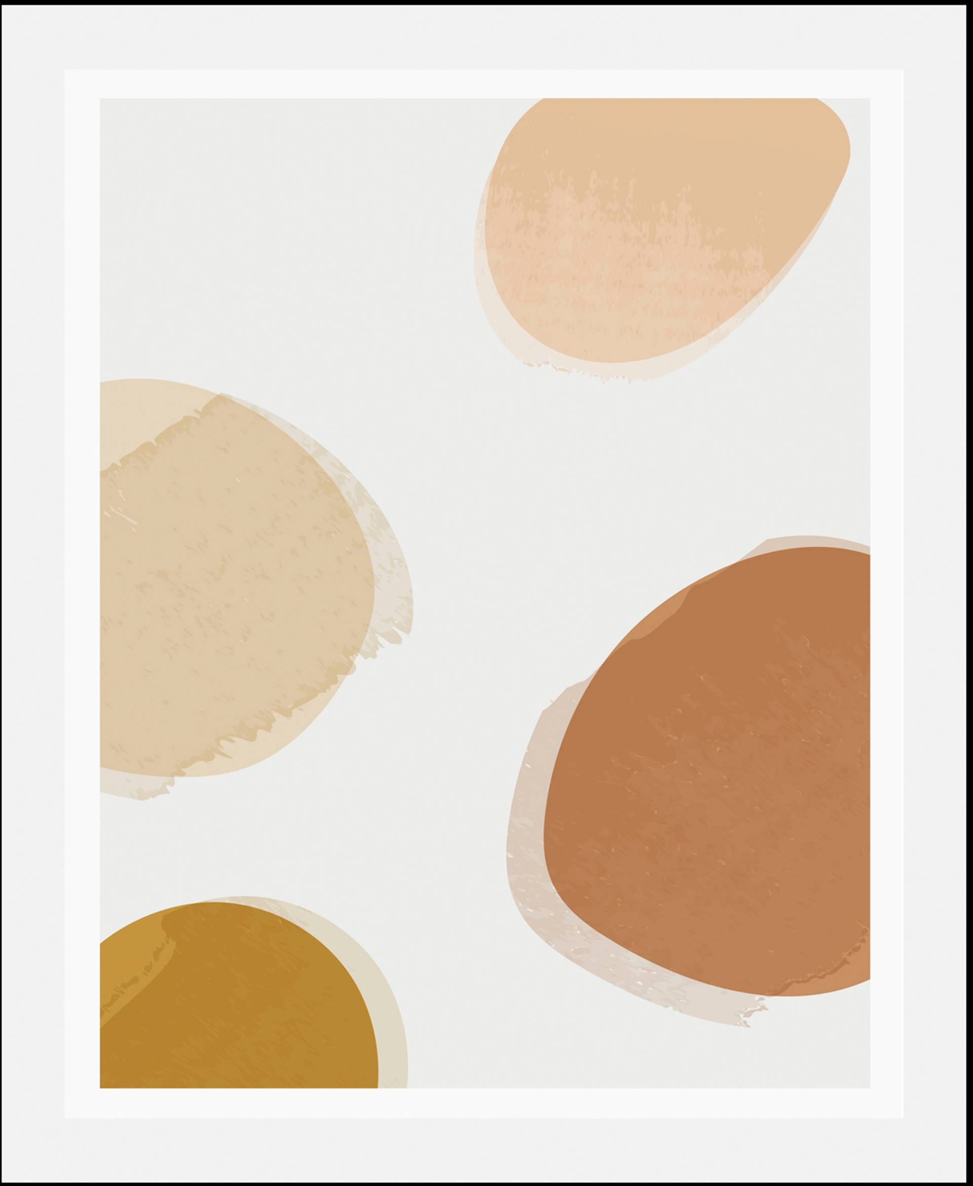 queence Bild "Dots" Abstrakt  Figuren  Kunst  Modern 1 Stk. tlg. gerahmt von Queence