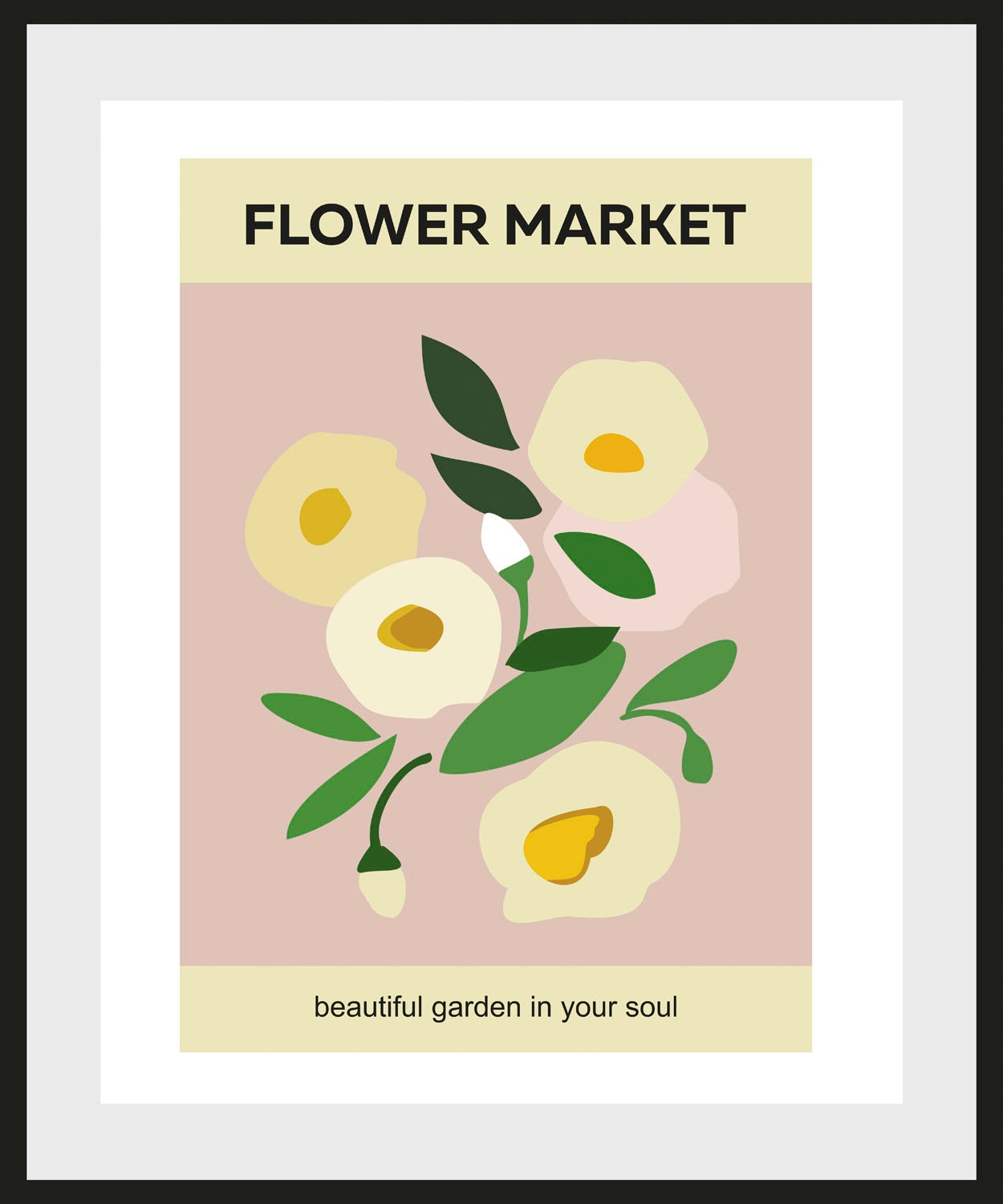 queence Bild "Flower Market", Blumen, (1 St.) von Queence