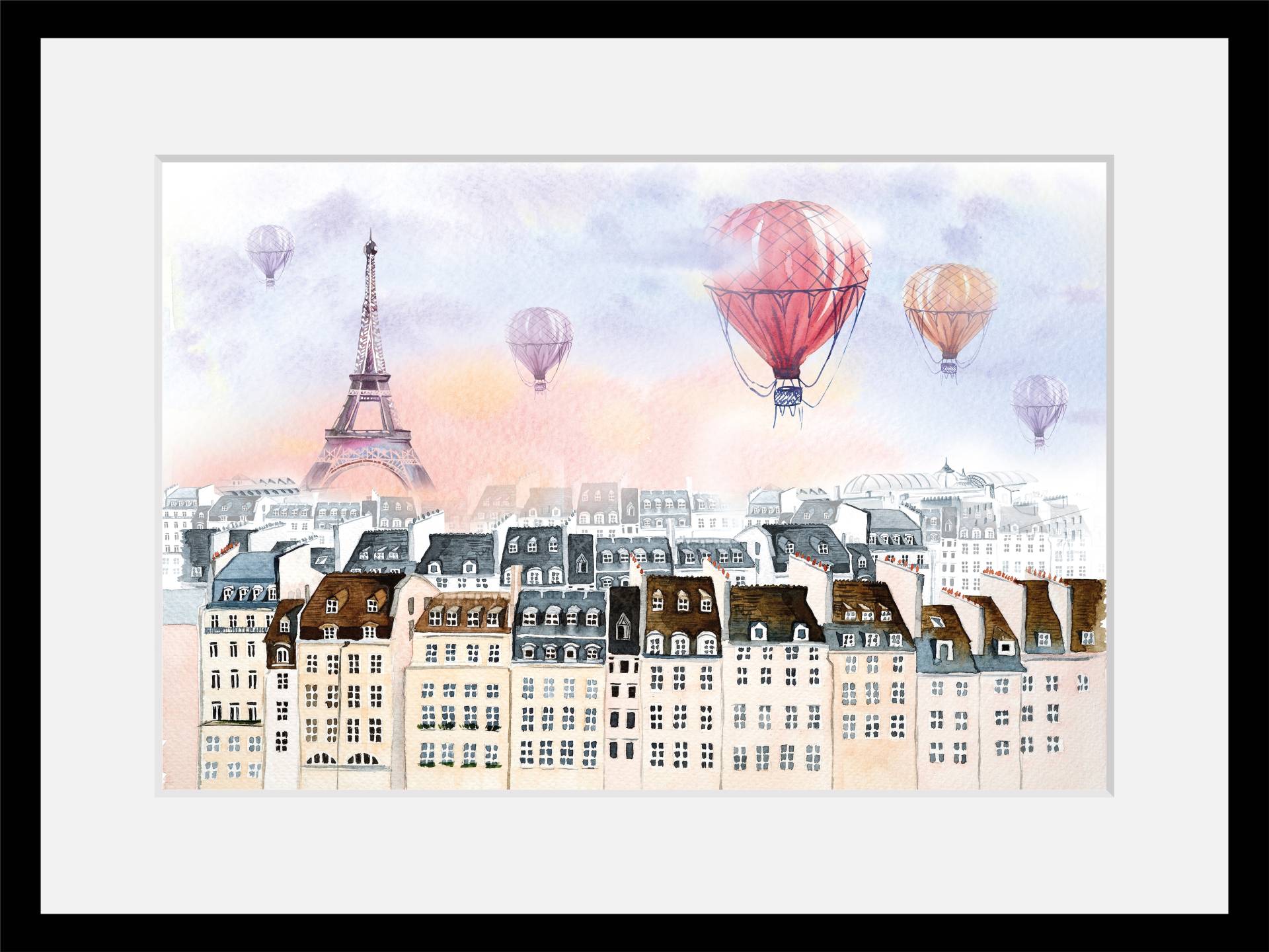 queence Bild "Heißluftballon", Städte von Queence