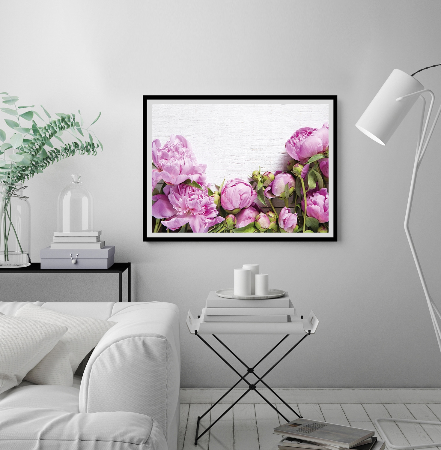 queence Bild "Karen", Blumen, Rosen, gerahmt von Queence