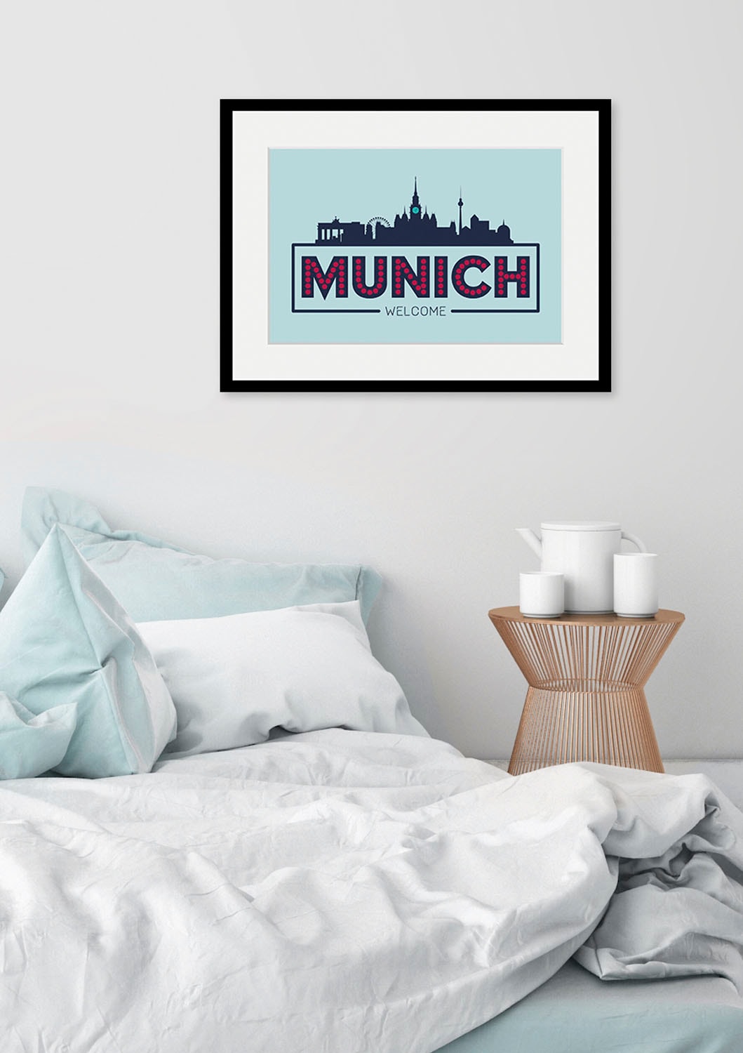 queence Bild "Welcome Munich", Städte, (1 St.) von Queence