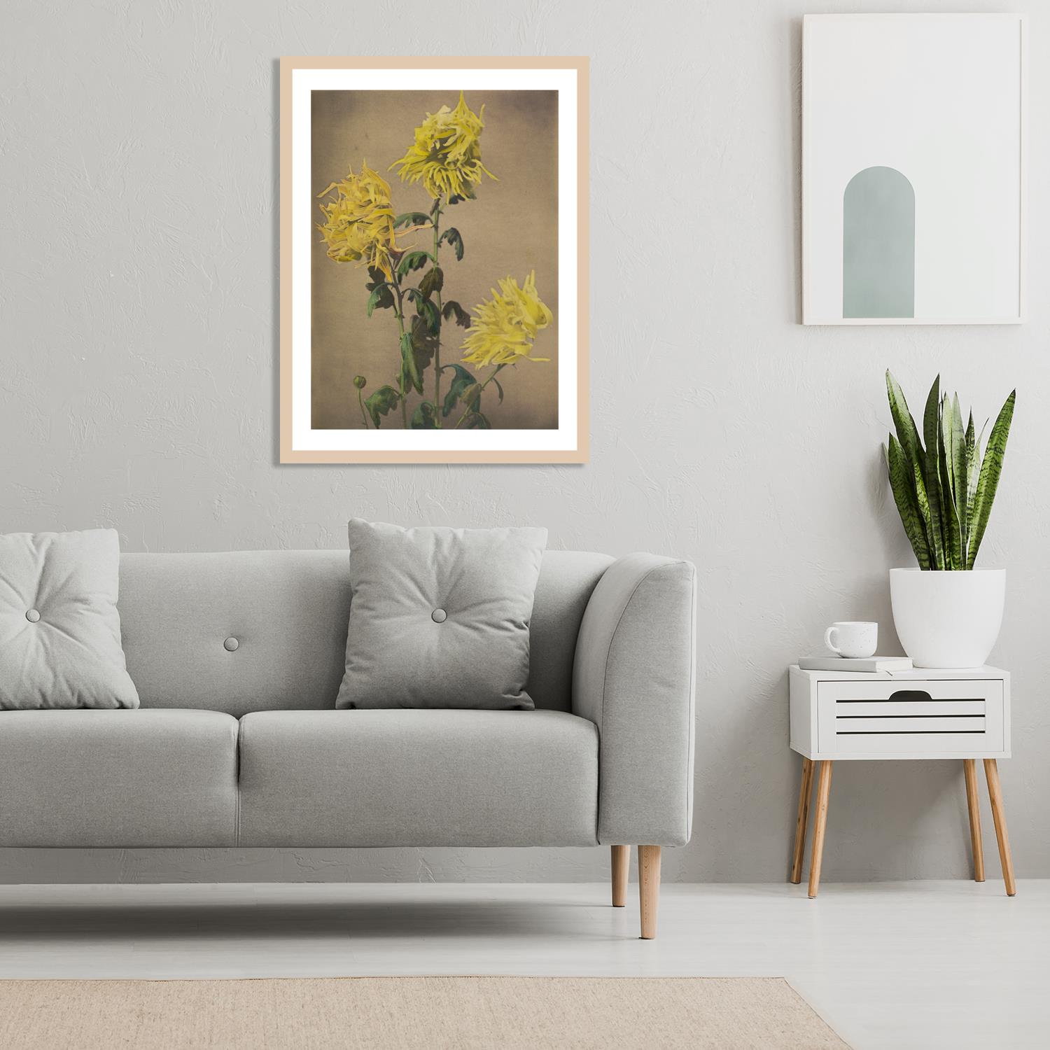 queence Bild mit Rahmen "Hannah" Premium Rahmenbild von Queence