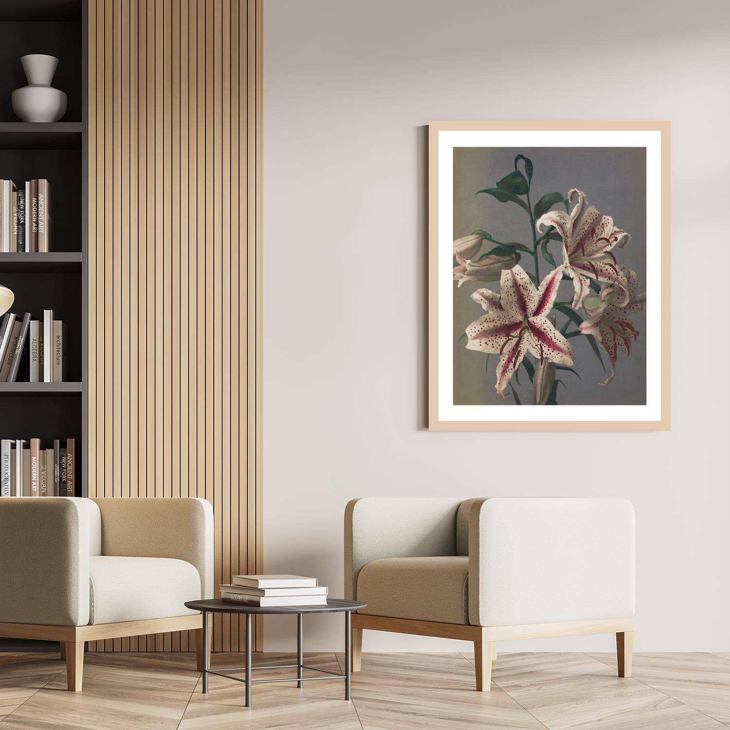 queence Bild mit Rahmen "Sigrid" Premium Rahmenbild von Queence