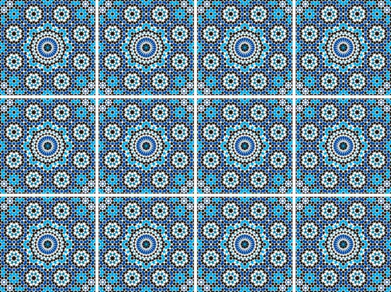 queence Fliesenaufkleber "Kreise" Stickerfliesen, selbstklebend, Sticker, 12er Set von Queence