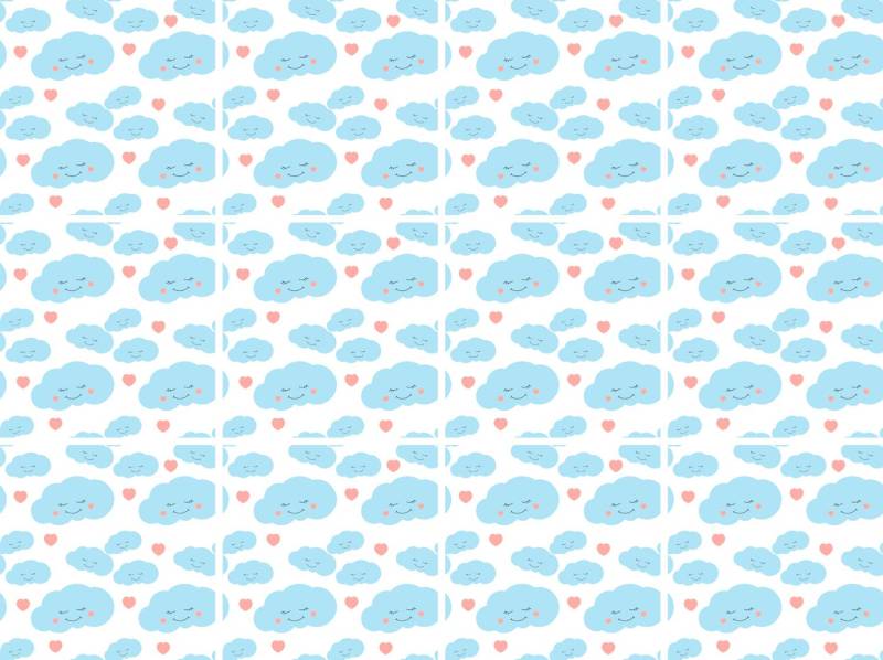 queence Fliesenaufkleber "Wolken" Stickerfliesen, selbstklebend, Sticker, 12er Set von Queence