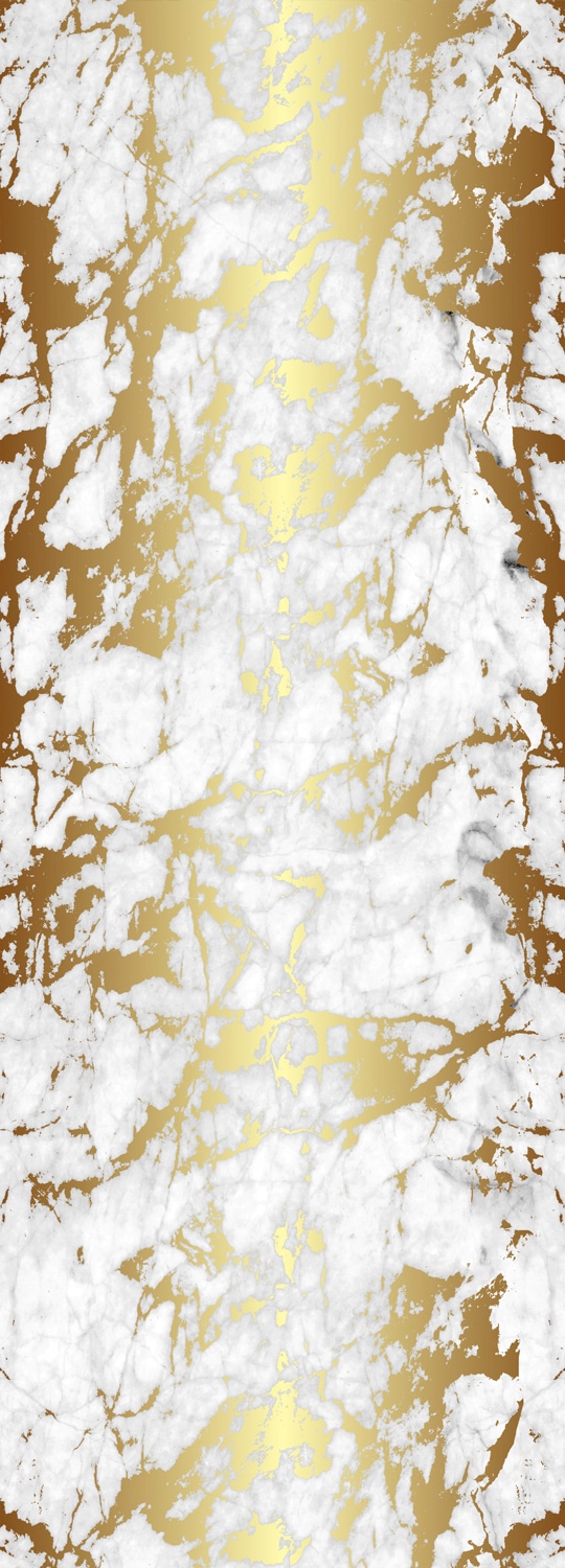 queence Vinyltapete "Caleb Marmor gold" Steinoptik glatt 90x250cm, selbstklebend, kinderleichte Anbringung, Sticker von Queence