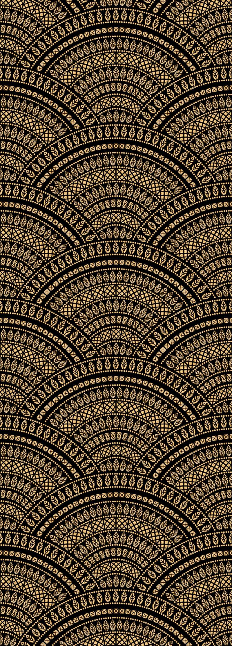 queence Vinyltapete "Esther" Motiv  bedruckt  botanisch  floral  gemustert  natürlich glatt 90x250cm, selbstklebend, kinderleichte Anbringung, Sticker von Queence